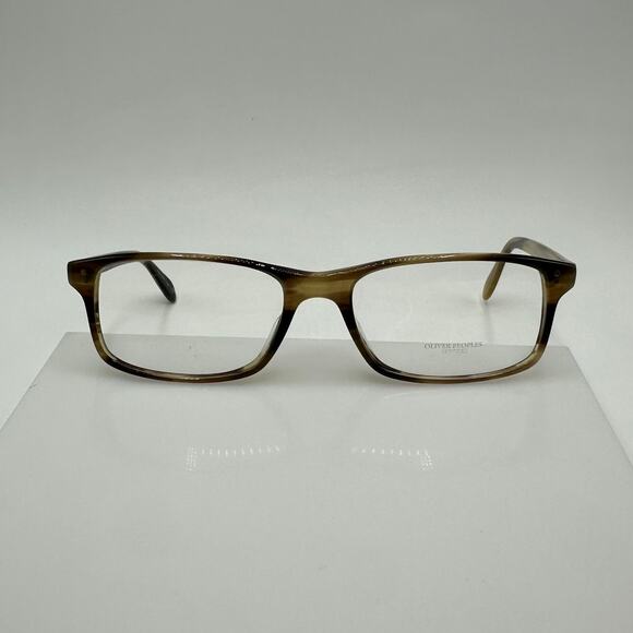 Oliver Peoples Abrams OV5166 1051 Taupe Tortoise Rectangular Full Rim 53-17-145 - Picture 1 of 9